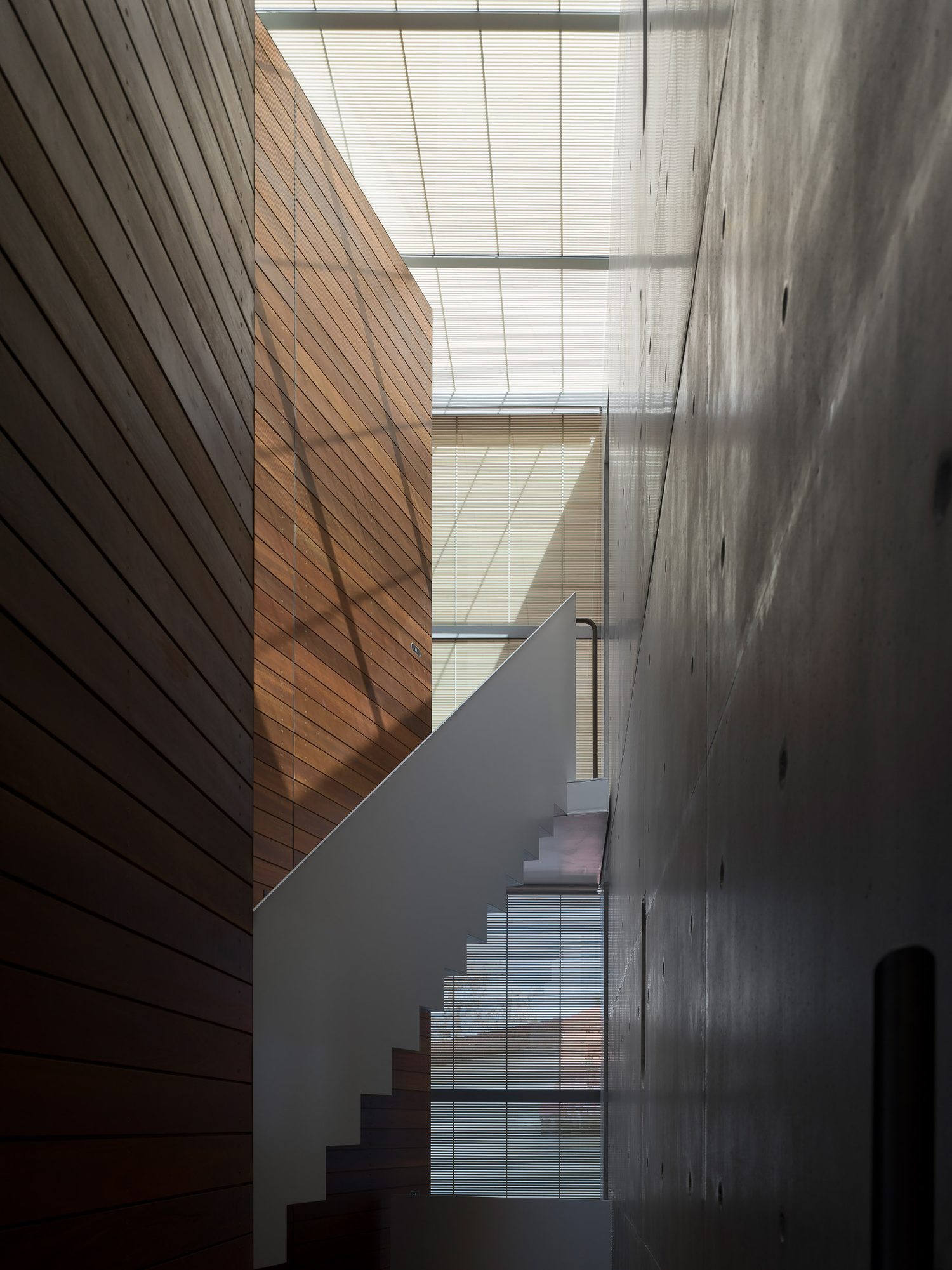 Lurline Bay, skylit stair, HP Constructions